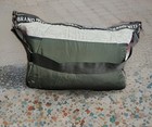Adidas Studio Iii Dark Green Gray Duffel Bag The Brand With Three Striped