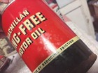 Vtg Original Macmillan Ring Free Motor Oil One Qt Metal Can Dx Service Station