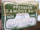 Pflueger Mustang Old Wood Fishing Lure New In Box 8902 2-3 4 