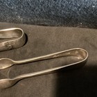 2 Vtg Silverplate Sugar Tongs   gorham hotel Suburban-4     Hyde Park Hotel-3 5   