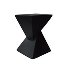  Jerod Light-weight Concrete Accent Table Black