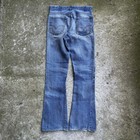 Vintage 60s 70s Levi s Big E Orange Tab 646 Denim Bootcut Flare Bellbottom Jeans