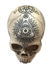 Witchcraft Skull Figurine Statue Skeleton Halloween