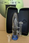New Blue 9 5   50 Caliber Glass Water Pipe Turbine Perc Hookah American Made