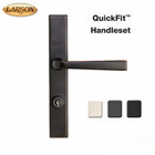 Larson Quickfit Storm Door Handle Matte Black Straight Lever 20298953