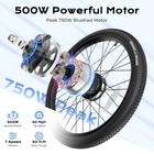 Airwest 26  Electric Bike For Adult 48v Peak 750w Commuter 50 Miles 20mph E-bike