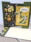 Stampin  Up  Card Kit - Painterly Pears- All Inclusive Set Of 6 Cards