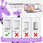 Refills Compatible With Dekor Plus Diaper Pail Refills   4 Pack   Diaper Pail   