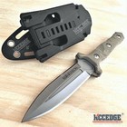 8  Tactical Knife G10 Handle W  Molle Compatible Kydex Sheath Hunting Knife