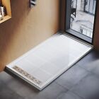 Sunny 60  L X 32  W   36  W Shower Base Stainless Steel Drain Cover Shower Pan