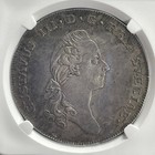 1776-ol Sweden 1 Riksdaler Ngc Au55 Lot g815 Large Silver  Dav-1735 Large Cross