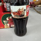 Coca-cola Classic 8 Fl Oz Glass Bottles 6-pack Carrier Christmas 1997