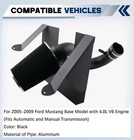 Cold Air Intake Compatible With 2005-2009 Ford Mustang 4 0l V6 Performance