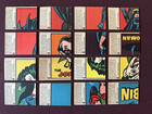 1966 Topps Batman 16 Card Partial Set Red Bat Puzzle Back 2nd Ser A 36  Complete