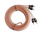 Rd True 4 Gauge Car Audio Cable Amp Wiring Kit - 2 Channel Rock Direct Cca Power