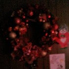 Christmas Wreath Door