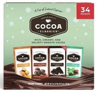 Cocoa Classics Hot Chocolate Variety Pack  34 Packets  4 Flavors Salted Caramel