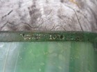 Ant  Tiffany Studios Ny Bronze Green Slag Favrile Art Glass Pen Tray Pine Needle