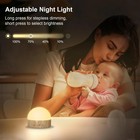 Night Light  Dimmable 8 Color Portable Led Night Light  1800mah Rechargeable Nur