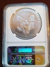 2017 Silver Eagle Early Release Ngc Ms70