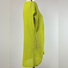Coldwater Creek Lime Green Open Knit Linen Sweater Vest Beach Coverup - Size Xl