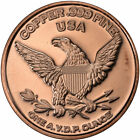 1 Oz Copper Round - Giganotosaurus