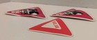 Pearl Jam Lot Of 3 Vintage 1998 Yield Sign Shaped Unpeeled Promo Stickers