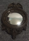 Vintage Patrotic Federal Eagle Convex Porthole Wall Mirror   2340 - 1 Homco