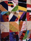 Vintage Crazy Quilt 54 X  77