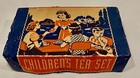 Mickey Mouse Helpmates Ohio Art Litho Tin Tea Set Complete In Original Box 1938