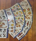 Huge Vintage Sticker Lot - Decals Hand Painted By Decorcal Horses Bears Elephant