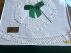 Vintage Irish Linen Dressing Table Set  Brownlow Irish Linen