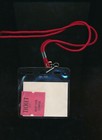 1997-1999 Janet Jackson Velvet Rope Tour Red Pass W  Lanyard Super Rare 
