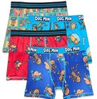 The Dog Man Boys Allover Print Multicolor Boxer Briefs  4-pack  Size  M  8 