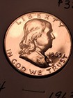 1963 Proof Franklin Silver Half Dollar  lot  4619 