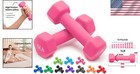 Durable Neoprene Coated Dumbbells 1-15 Lb Set - Stylish Fitness For Every Level