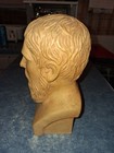 Vintage Replica Plato Bust  Made Of Ceramic  9  5  4 Inches