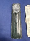 Vintage K e Keuffel   Esser 4181-1 Pocket Slide Rule With Leather Case Usa