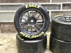 Losi Nascar Goodyear Eagle Mounted Tires  4  Medium Los-1914 With Wheel Nuts