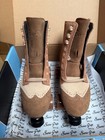 New Sure Grip Oxford Blazer Brown Suede Roller Skates Size 8 Fits Womens 9-9 5