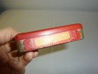 Small Queen Elizabeth Red Metal Tin Candy Box Coronation 1953 England Read
