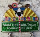 New  2026 Dangling St  Hedwig  Texas San Antonio Fiesta Medal Cow 