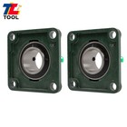 2pcs Self Alignment Ucf210-32 Pillow Block Bearing Solid Base 4-bolt 2  Bore