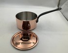 Mauviel 1830 M   heritage M   250 Ci Copper Sauce Pan With Lid  1 8-qt    open Box  10