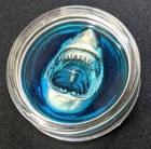 Thalassophobia   2 Oz  9999 Silver  10 Palau   Colorized Shark Coin  999 Cit