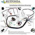 Wire Harness Complete 6 Coil Stator Cdi Wiring Harness For 49cc 50cc 70cc 90cc 