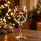 Christmas Wine Glass Collection Gift Box Set 6pc