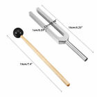 528hz Aluminum Medical Tuning Fork Chakra Hammer Ball Diagnostic   Mallet Set