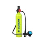 Dedepu Scuba Diving Kit 1l Oxygen Tank Full Face Diving Mask Set Dive Equipmen
