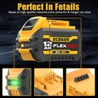 2pack 12 0ah Dcb609-2 For Dewalt Dcb612 20v 60v Max Flexvolt Lithium-ion Battery